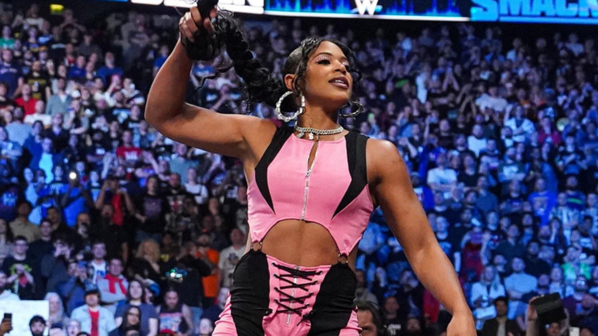Bianca Belair on SmackDown. Image Credits: X