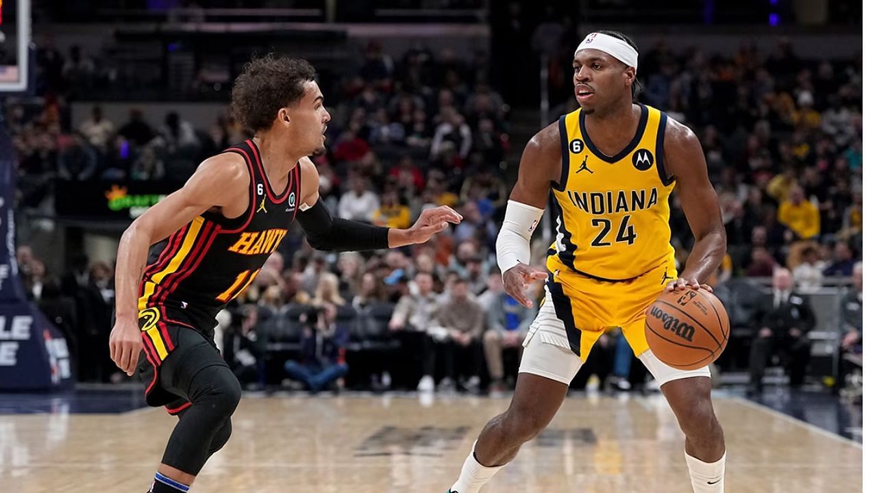 The Indiana Pacers and Atlanta Hawks have been trading haymakers in tonight