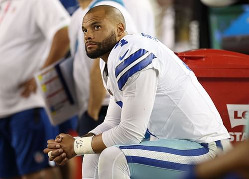 Dak Prescott at Dallas Cowboys v San Francisco 49ers