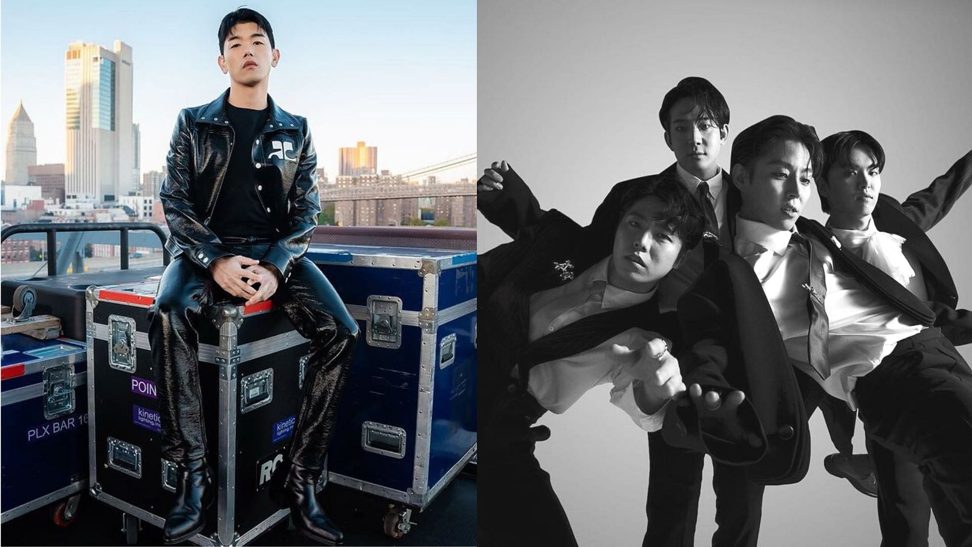 Fans excited as Eric Nam and The Rose are all set to make their initial appearance in India(Images via Instagram/ericnam and official_therose)