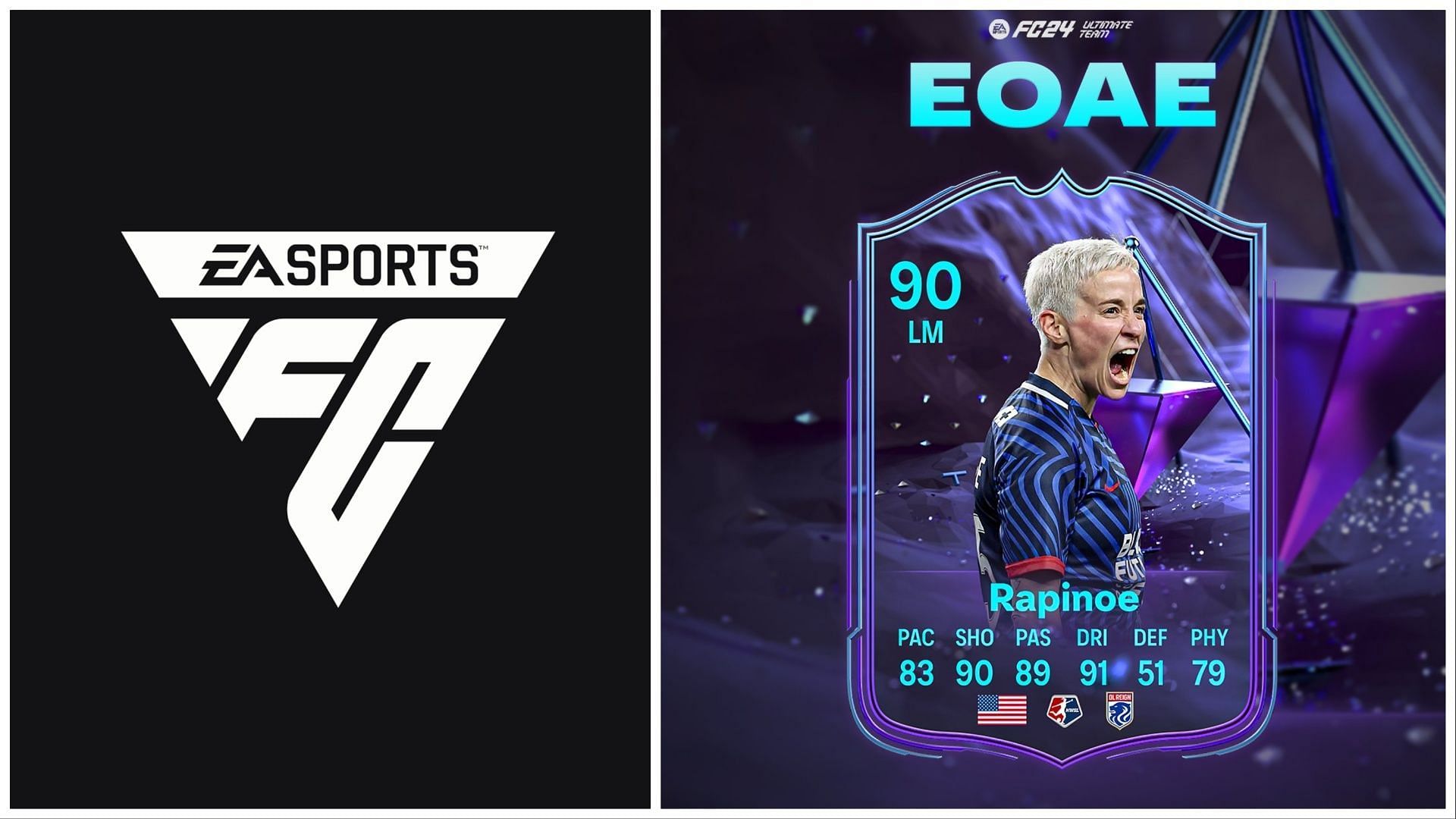 End of an Era Rapinoe has been leaked (Images via EA Sports and Twitter/FUT Sheriff)