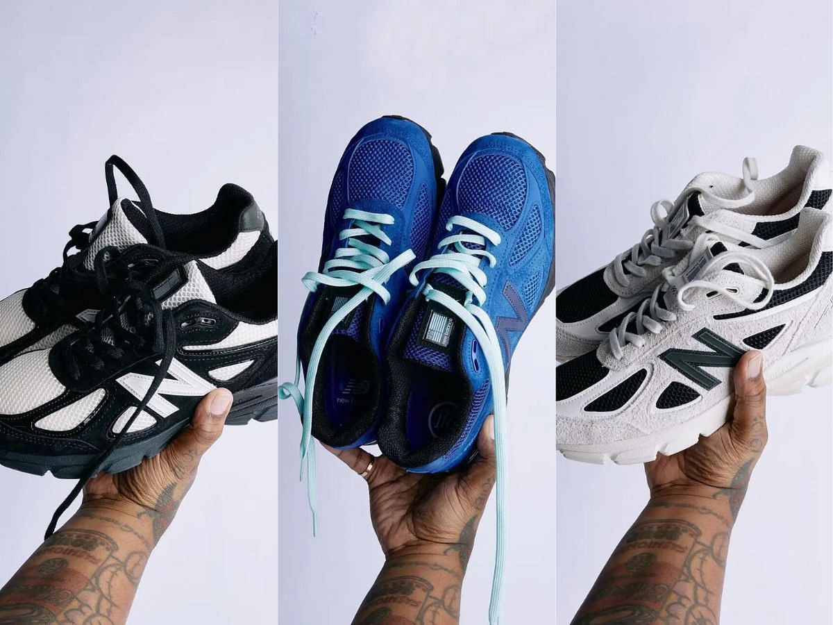 Joe Freshgoods x New Balance 990v4 sneaker pack (Image via Joe Freshgoods)