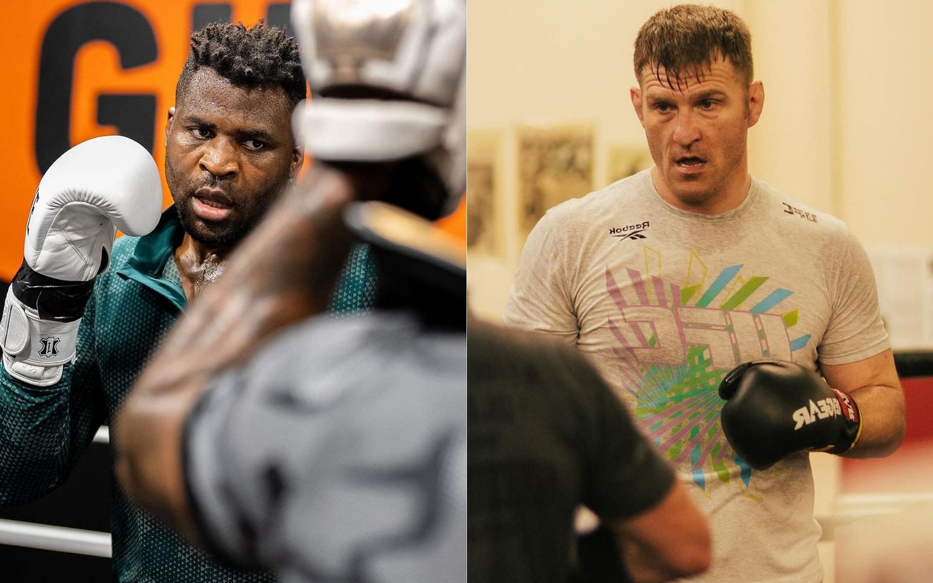 Francis Ngannou (left) and Stipe Miocic (right) [Image credits: @francisngannou and @stipemiocic on Instagram]