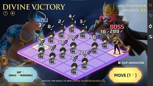 New Divine Victory event will last for a couple of weeks (Image via Garena)