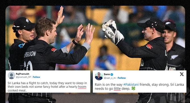 "Today they want to sleep in their own beds, not some fancy hotel" - Fans react as New Zealand bundle out Sri Lanka for 171 in 2023 World Cup clash