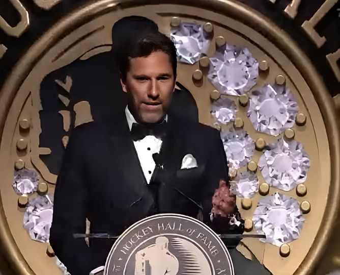 Video: Henrik Lundqvist gets emotional during Hockey Hall of Fame speech