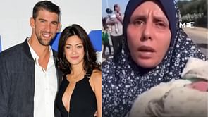 “What is wrong with our world” - Michael Phelps' wife Nicole reacts to shocking video involving newborn child during Israel-Hamas crisis