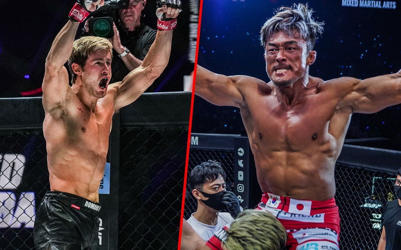 Sage Northcutt (L) and Yoshihiro Akiyama (R) | Photo by ONE Championship