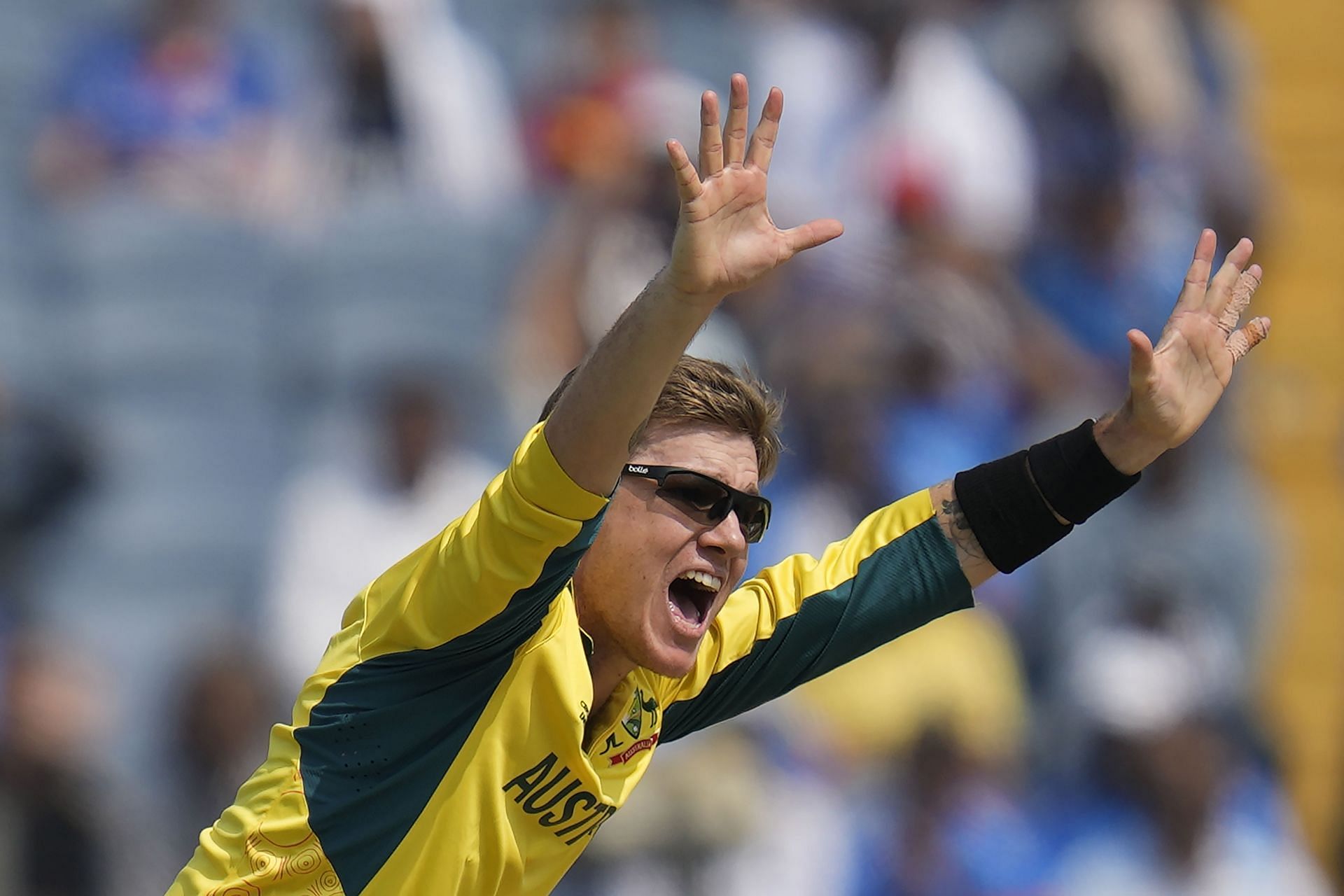 Adam Zampa went wicketless in the semi-final against South Africa. [P/C: AP]