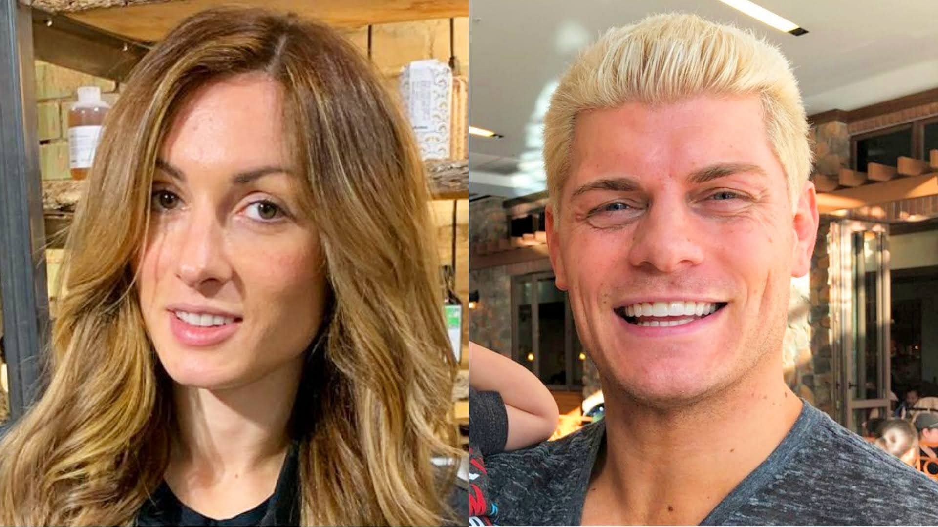 Becky Lynch (left) and Cody Rhodes (right) have seen great success in WWE