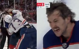 Watch: 6'7'' Vinnie Desharnais and Jonah Gadjovich trade big punches in lengthy fight