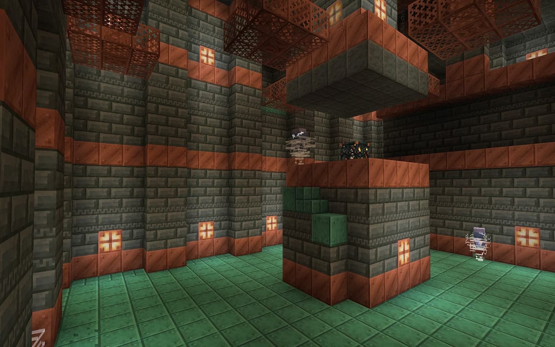 Minecraft players can only find the Breeze mob in the Trial Chambers (Image via Mojang)