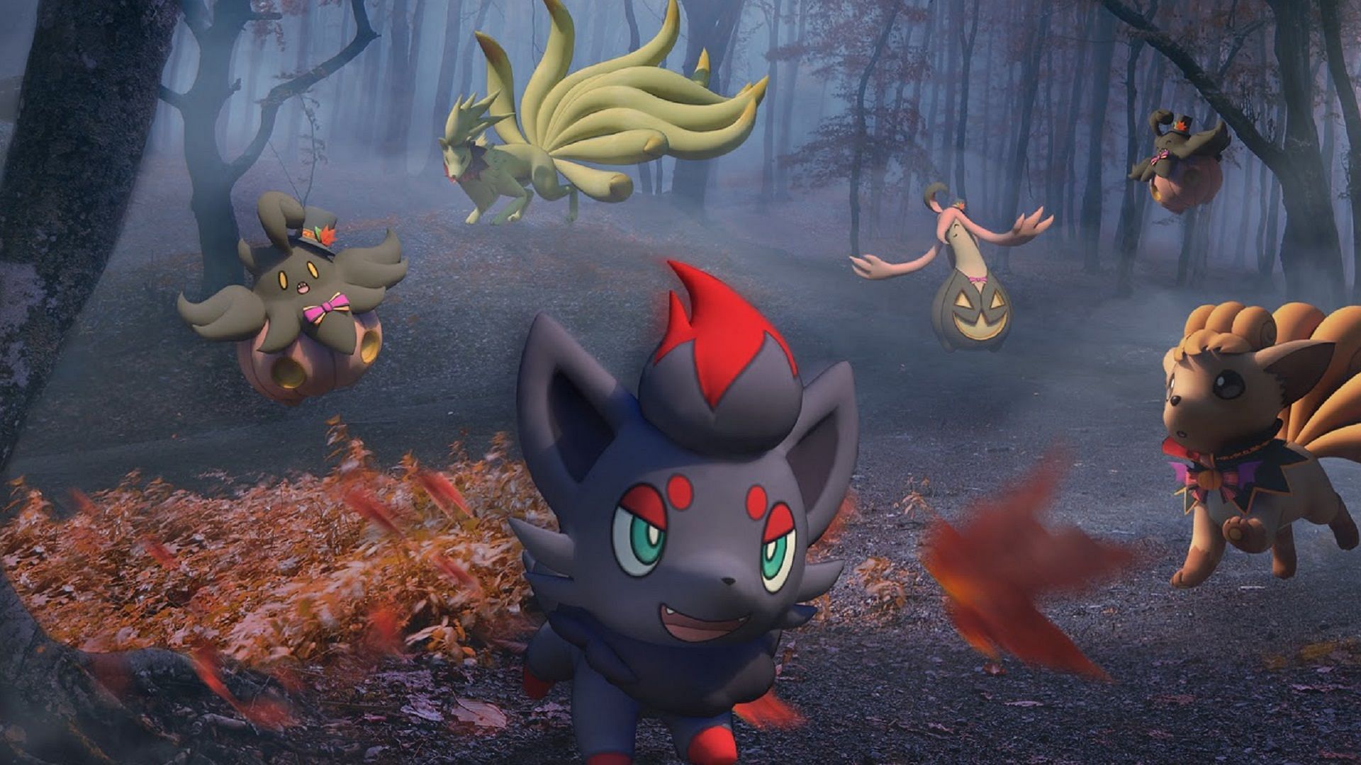 Pokemon GO&#039;s Halloween events tend to include Zorua (Image via Niantic)