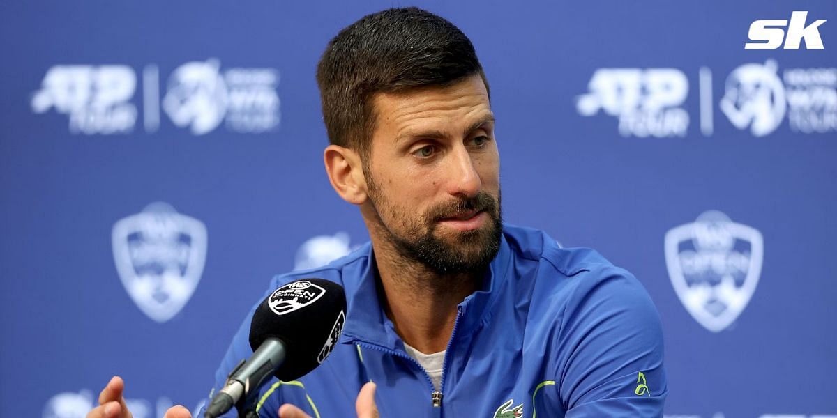 Novak Djokovic had an another unpleasant encounter with unruly fans during his Davis Cup quarterfinal match.