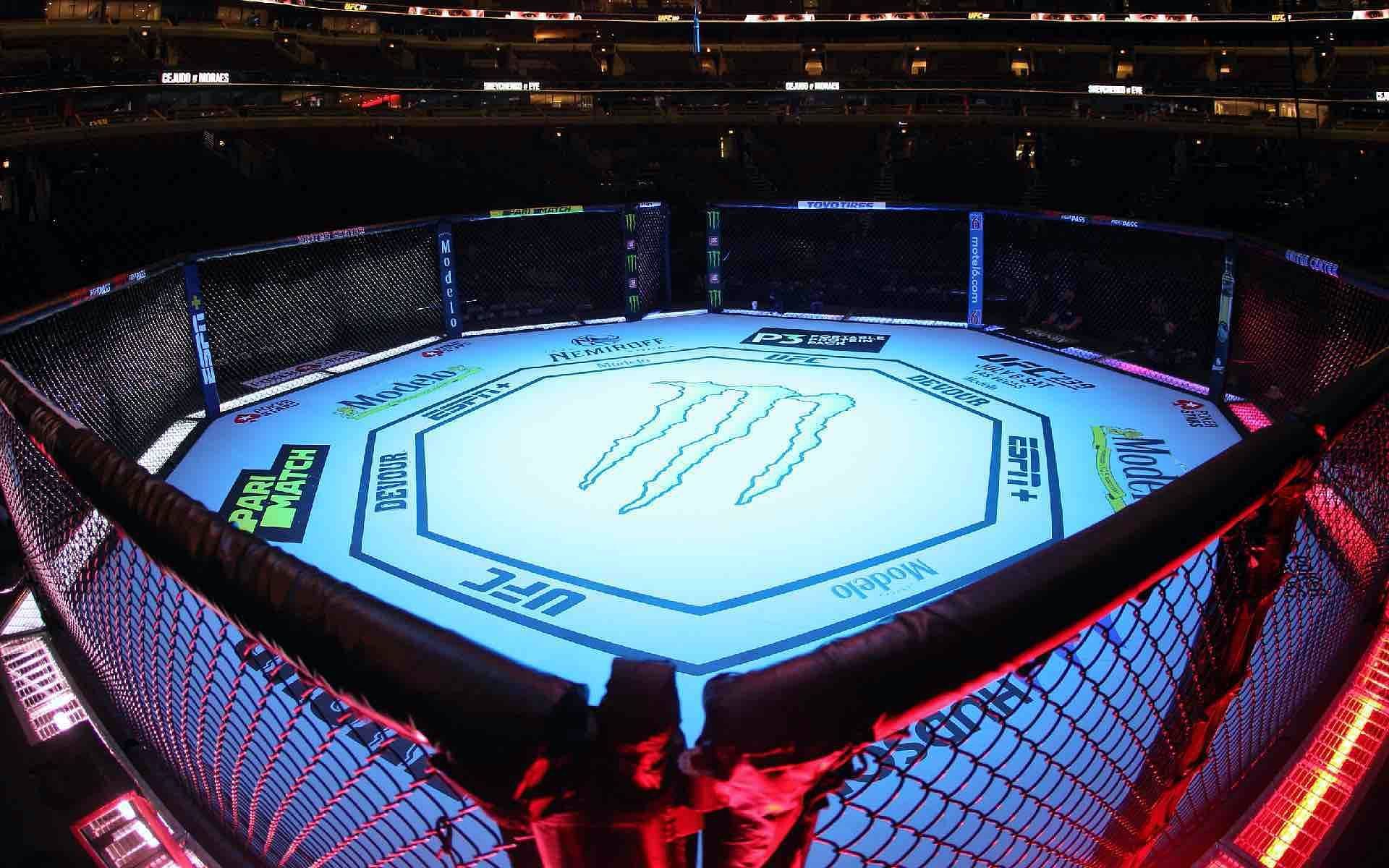 UFc octagon [Image credits: Getty Images] 