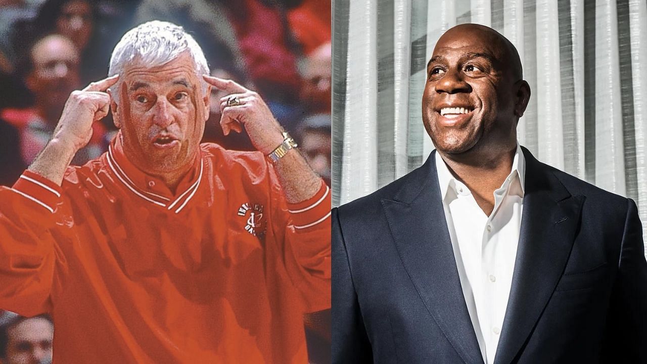 Magic Johnson pays tribute to legendary Coach Bobby Knight who recently passed away