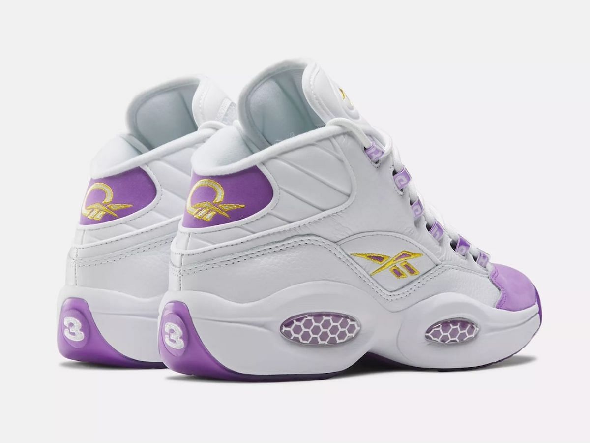 Reebok Question Mid &ldquo;Grape Toe&rdquo; sneakers (Image via SBD)