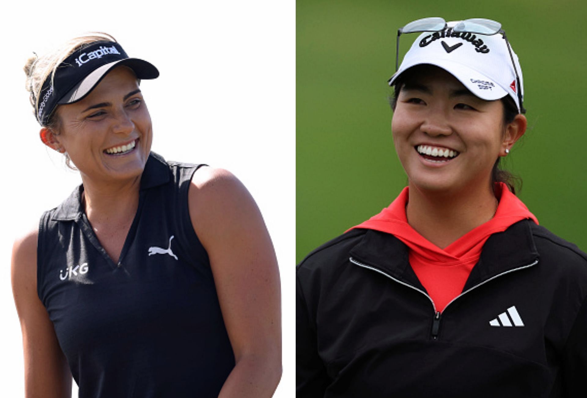 Lexi Thompson and Rose Zhang (Image via Getty).