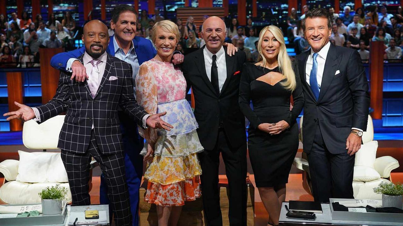 Dallas Mavericks governor Mark Cuban [2nd L] will move on from the reality series Shark Tank after Season 16.