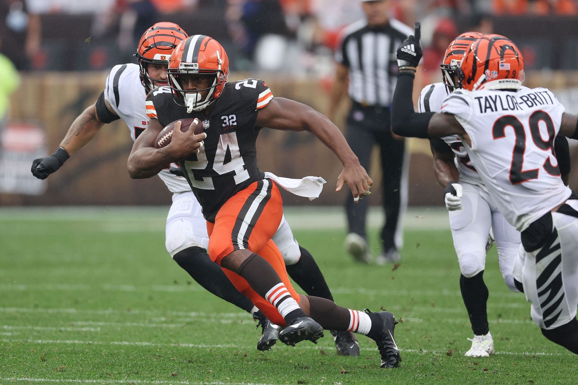 Nick Chubb: Cincinnati Bengals v Cleveland Browns