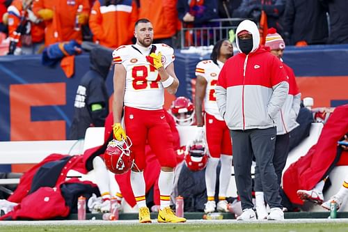 Travis Kelce at Kansas City Chiefs vs. Denver Broncos