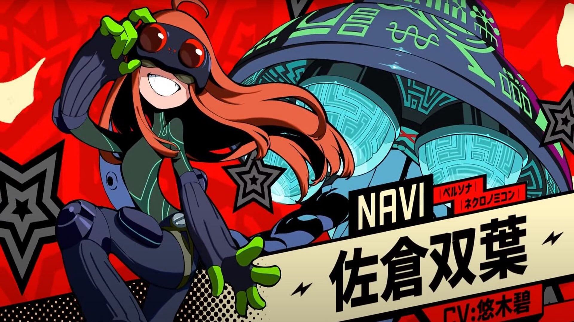 Futaba once again reprises her role as the navigator in Persona 5 Tactica (Image via Atlus)