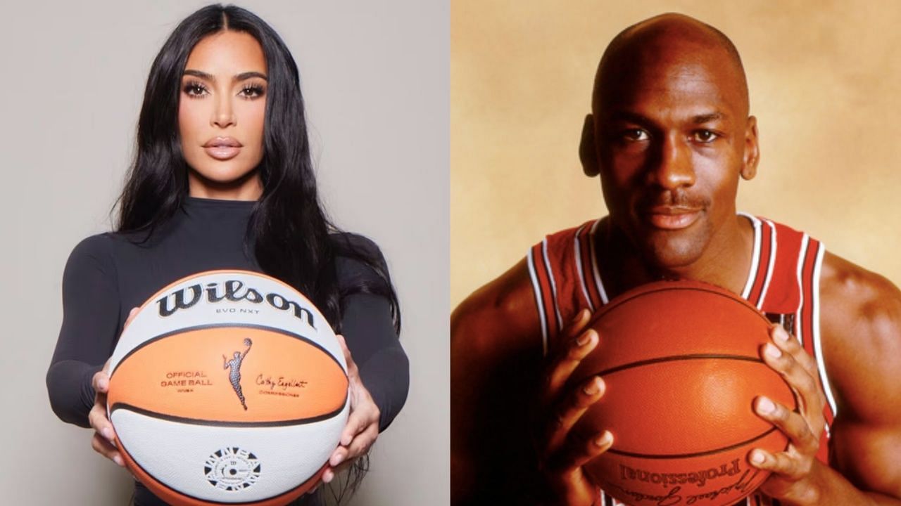 Kim Kardashian and Michael Jordan
