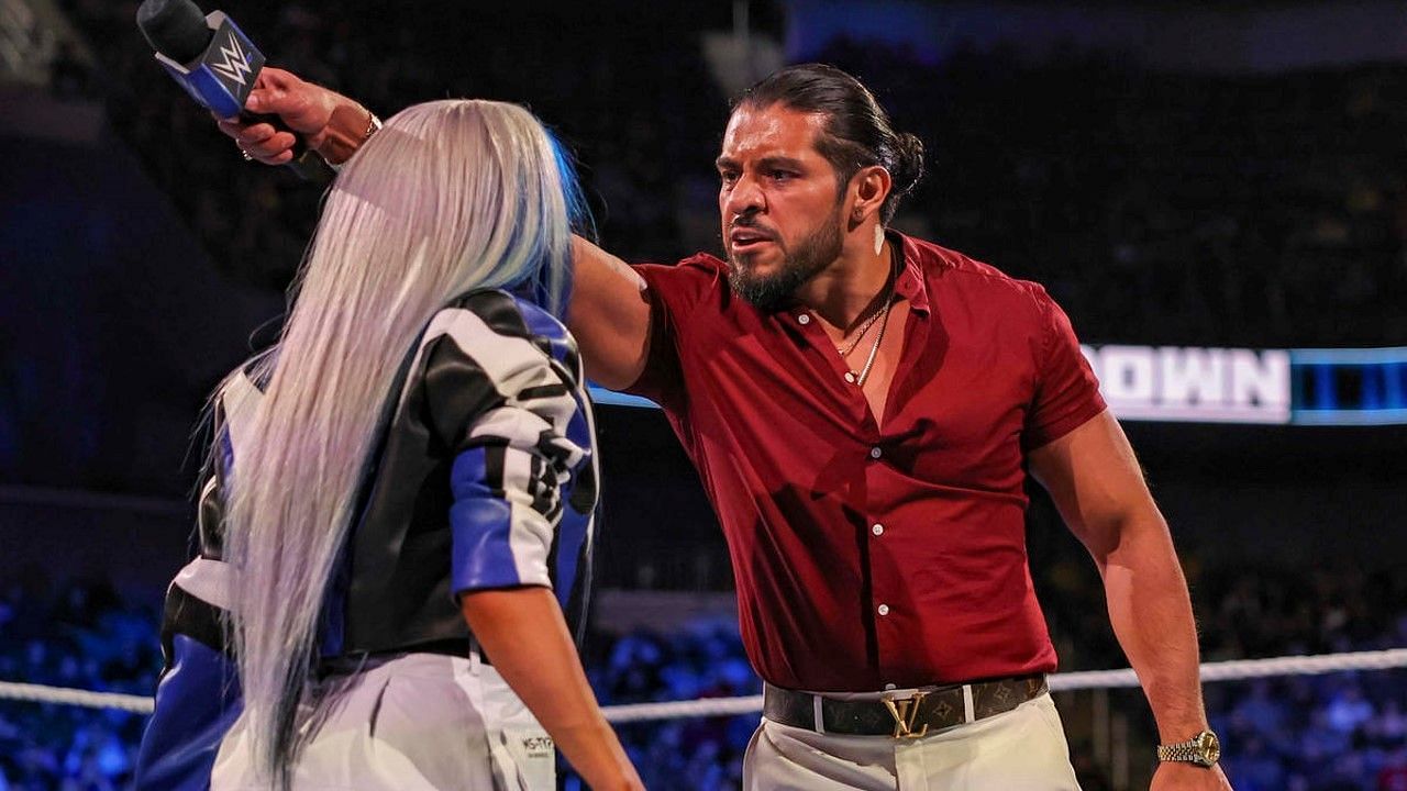 The LWO confronted Santos Escobar for his actions on SmackDown