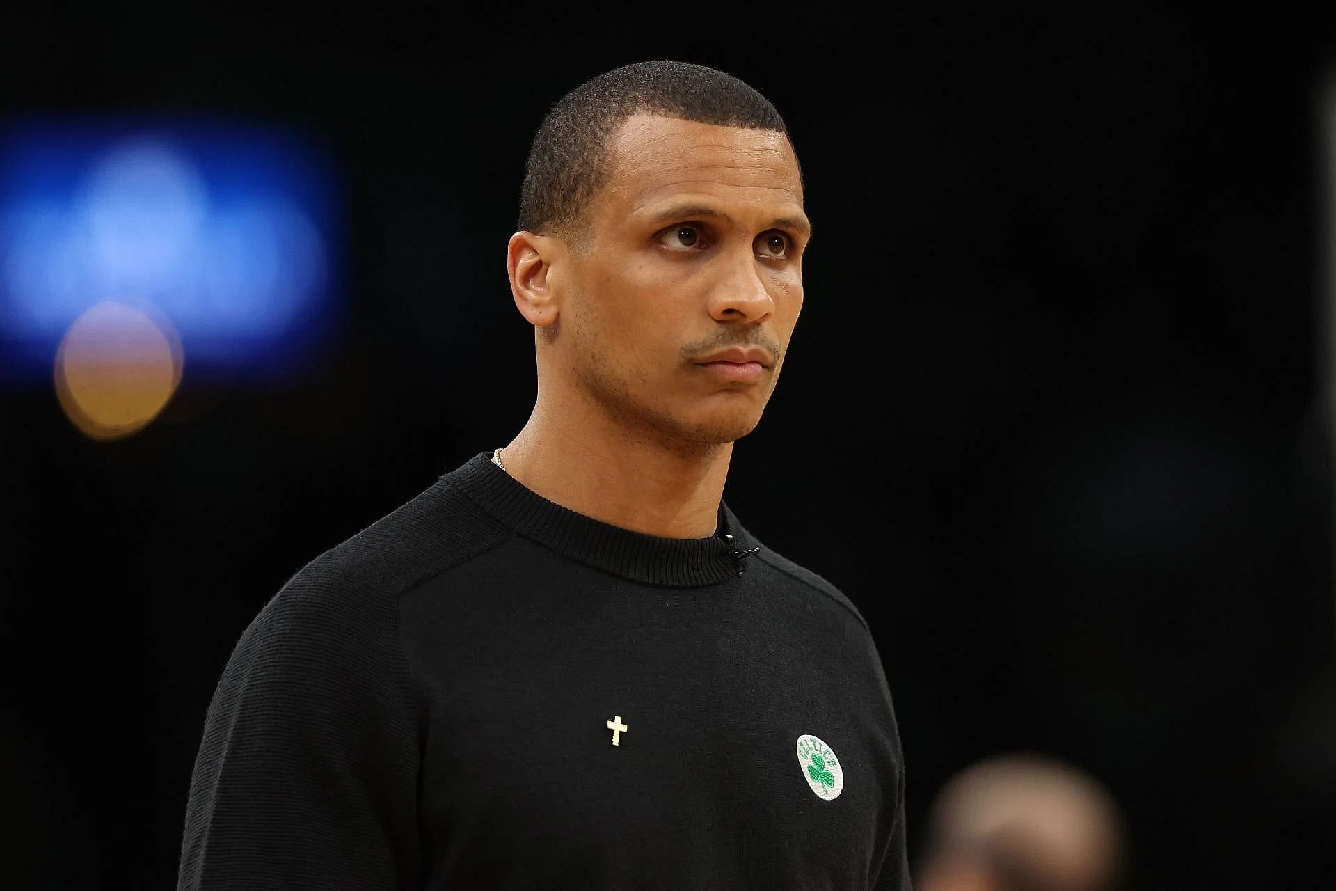 Boston Celtics coach Joe Mazzulla got the ire of the Toronto Raptors after using a challenge late in their game on Saturday..