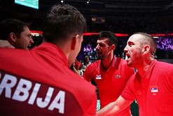 Novak Djokovic and Serbian Davis Cup team make plans to jump out of an airplane if they win the tournament