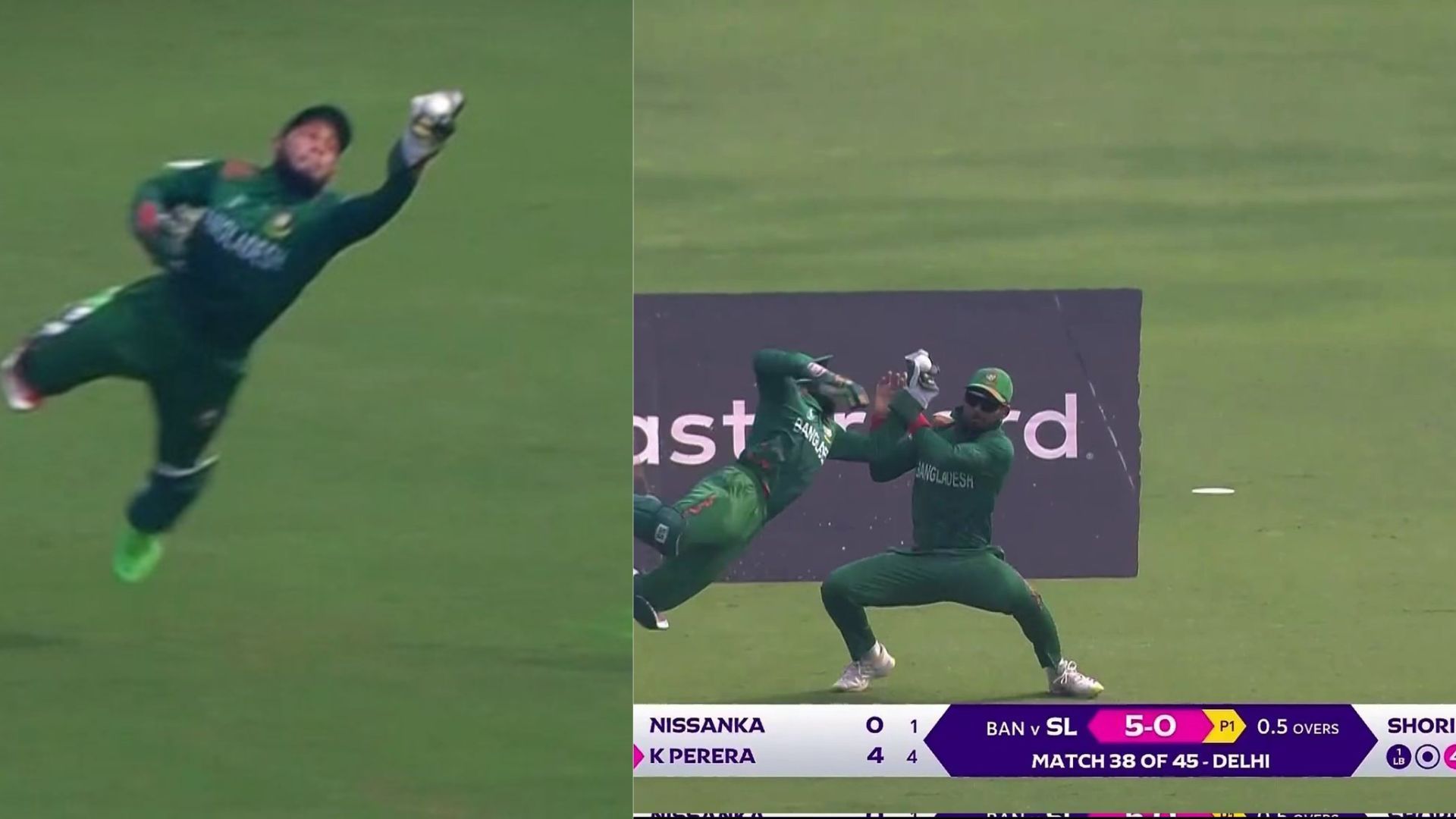 [WATCH] Mushfiqur Rahim claims a stunning diving catch to dismiss Kusal ...