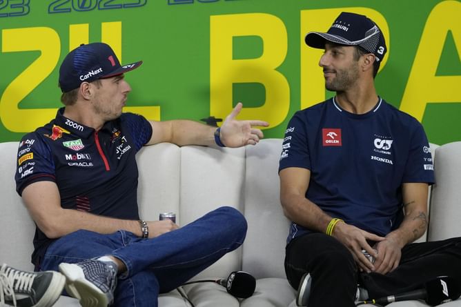 “That's just unlucky": Max Verstappen gives his take on the regulations that compromised Daniel Ricciardo's race in Brazil