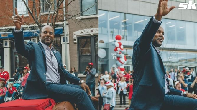 Hall of Famer Barry Larkin strikes a chord with young baseball enthusiasts, sings 'Take Me Out to the Ball Game' for Dubai's grand game