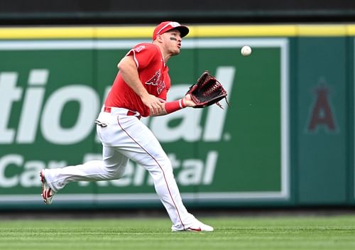 Miami Marlins v Los Angeles Angels