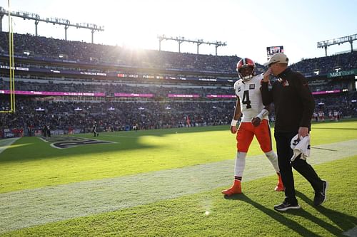 Deshaun Watson during Cleveland Browns vs Baltimore Ravens