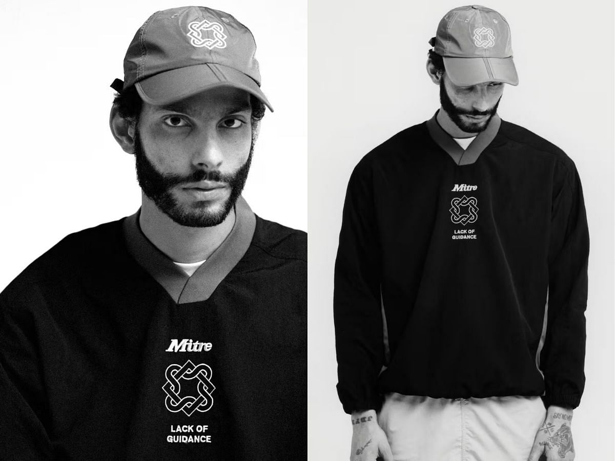 New Mitre x Lack of Guidance collaboration (Image via Lack of Guidance website)