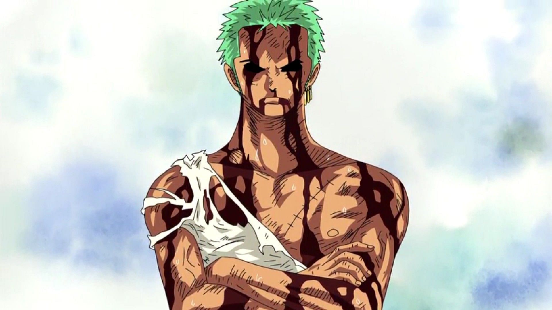 Zoro as seen during Thriller Bark in One Piece (Image via Toei Animation)