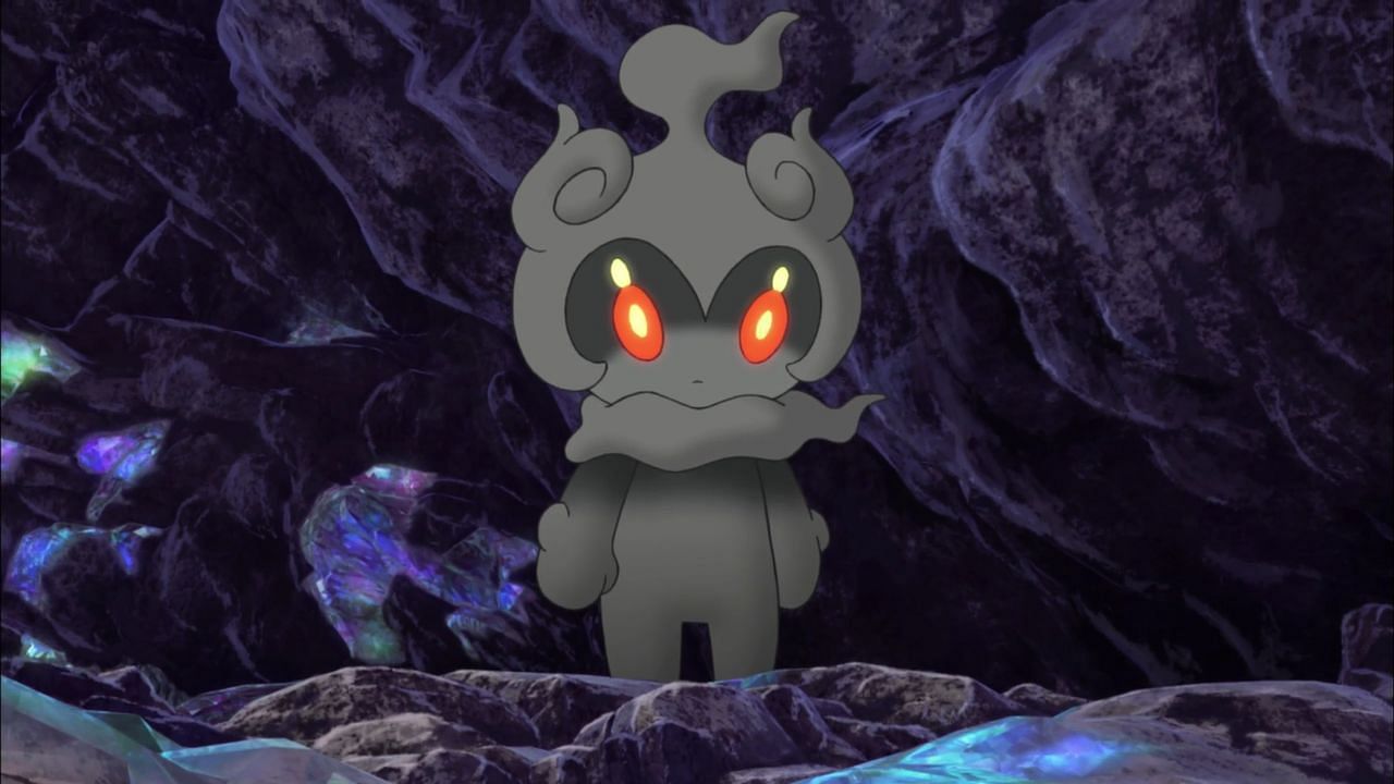 Marshadow as seen in the anime (Image via The Pokemon Company)