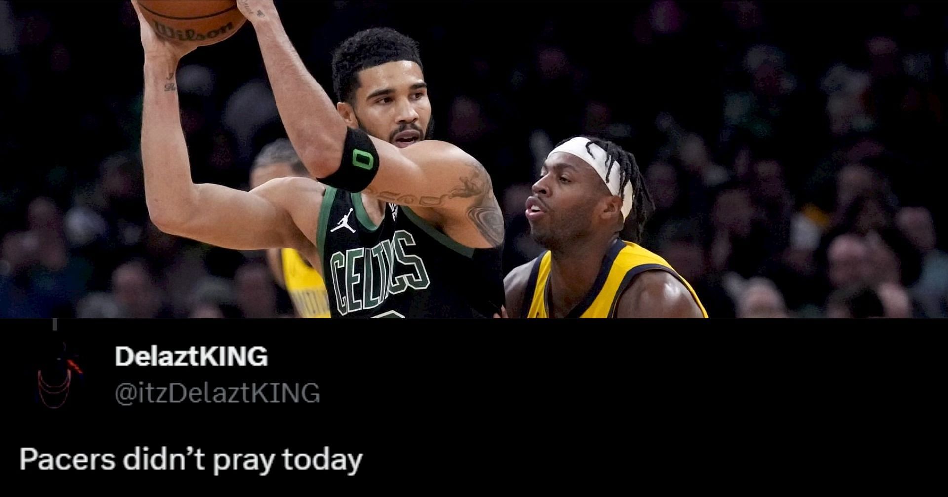 NBA fans in shambles as Jayson Tatum