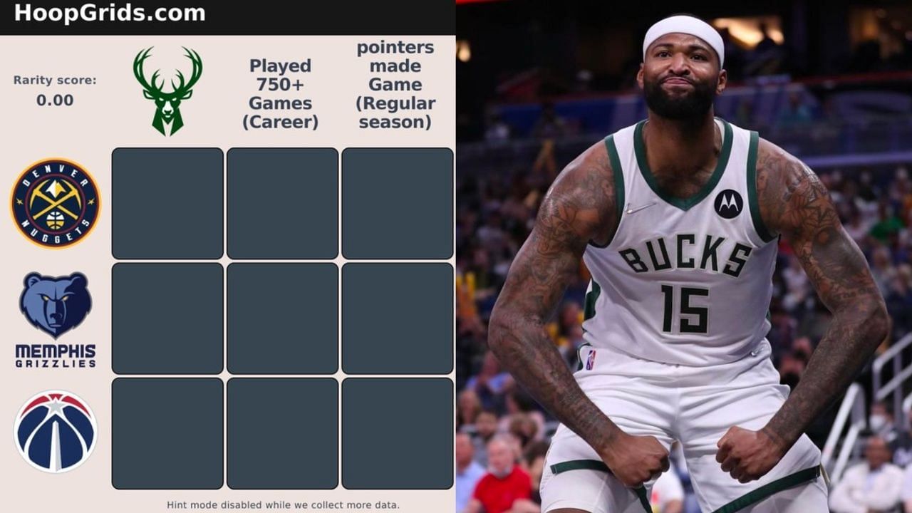 NBA HoopGrids (November 22) and DeMarcus Cousins