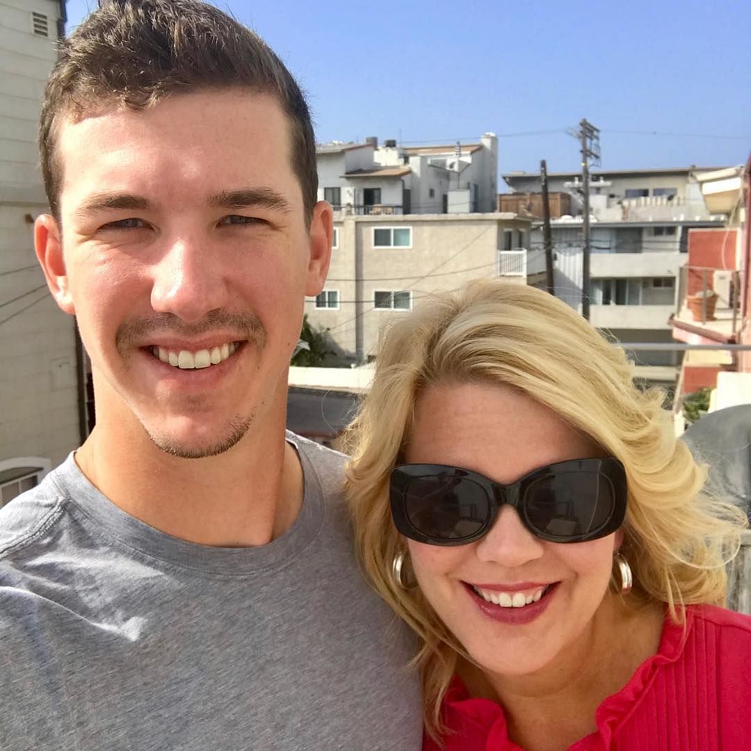 Walker Buehler with his mother. Source: Walker Buehler&rsquo;s official Instagram page/@buehlersdayoff21
