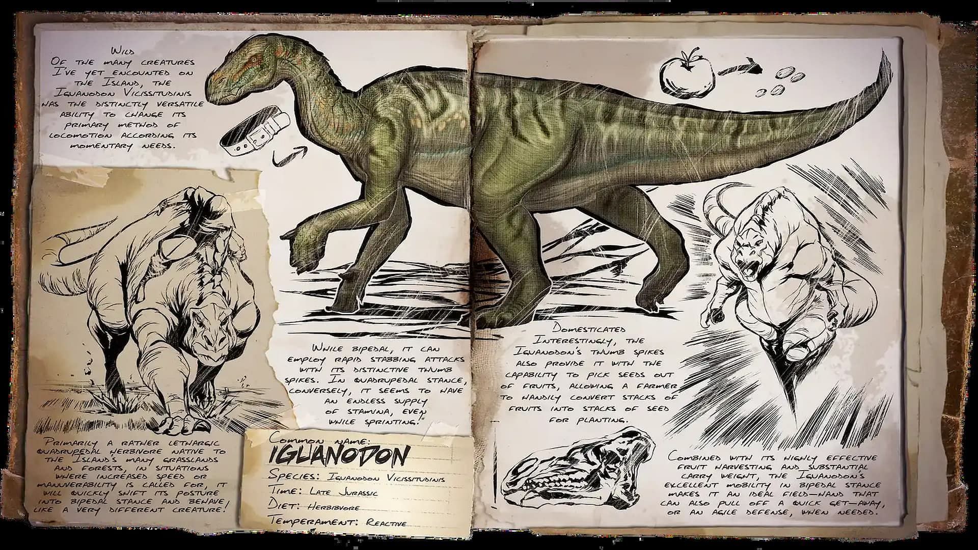 Iguanodon has a high speed and decent damage output (Image via Studio Wildcard)