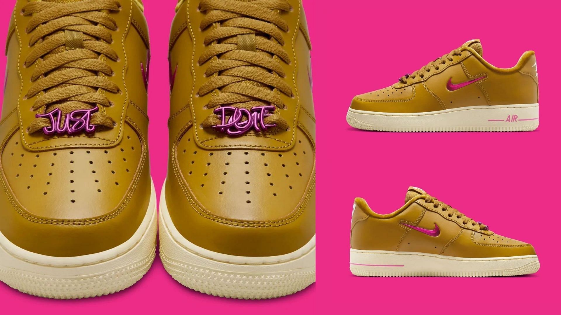 just do it: Nike Air Force 1 Low “Just Do It” Russet shoes: Everything ...