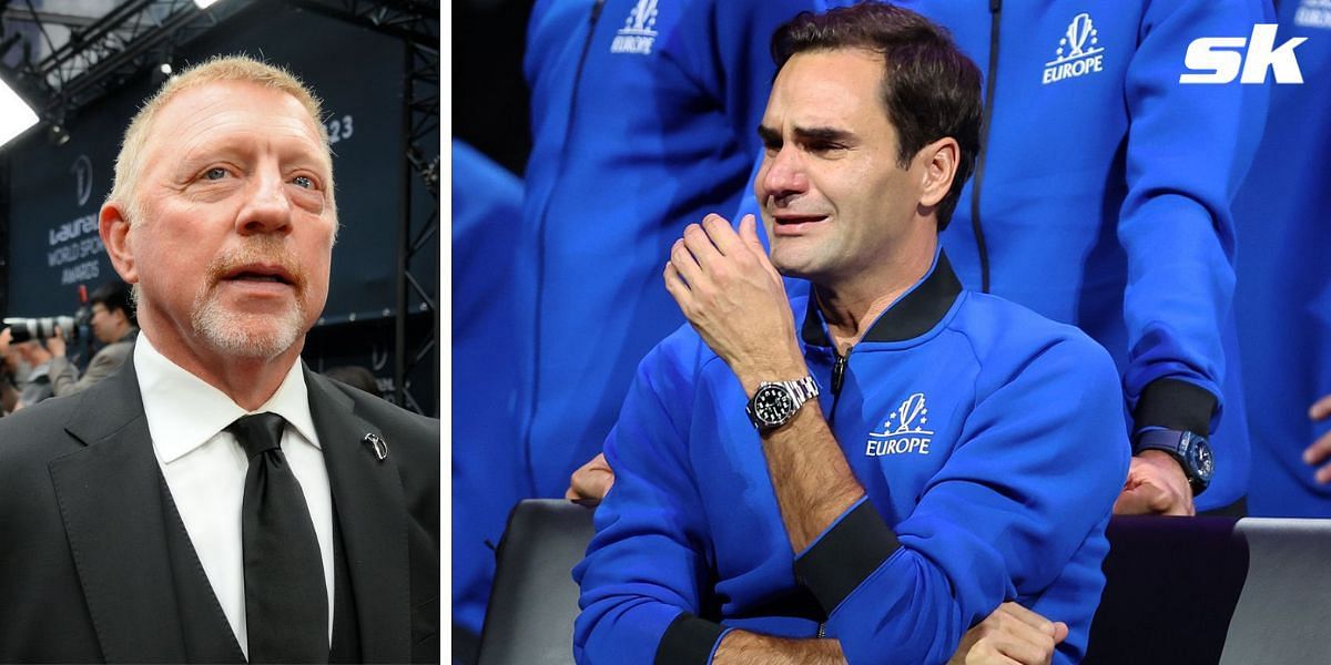 Boris Becker reacts to Roger Federer&rsquo;s touching display of emotion to blind Italian tenor Andrea Bocelli