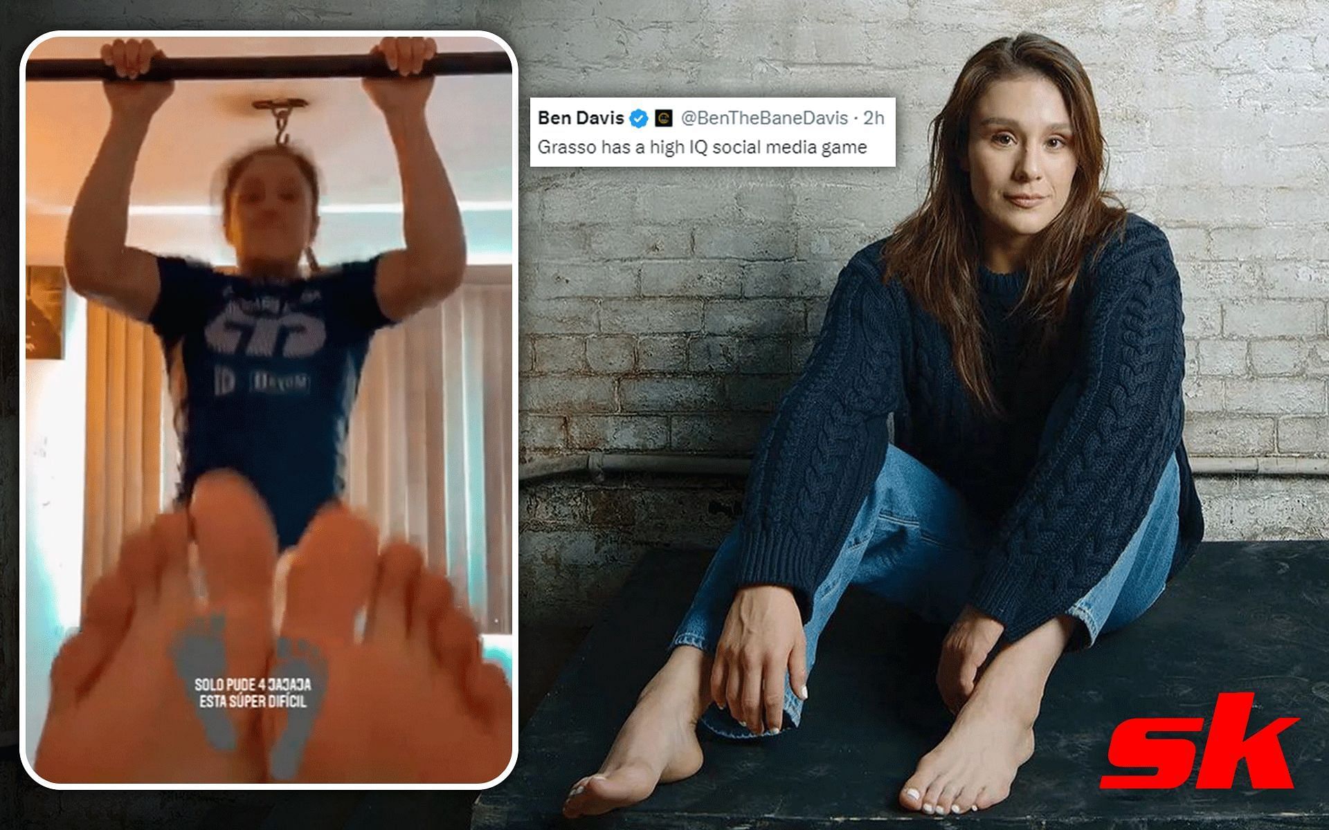 Alexa Grasso [Image credits: @BenTheBaneDavis on X and @Alexa_grasso on Instagram] 
