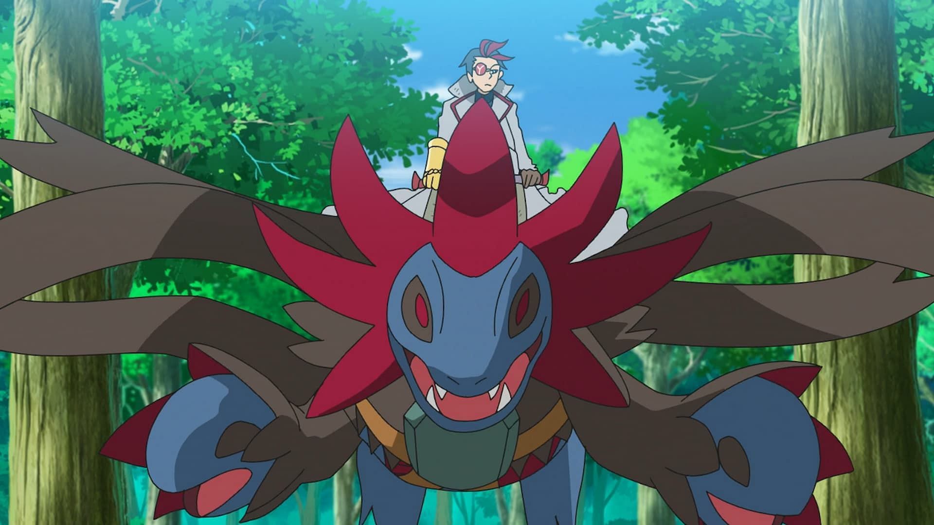 Hydreigon in the anime (Image via The Pokemon Company)