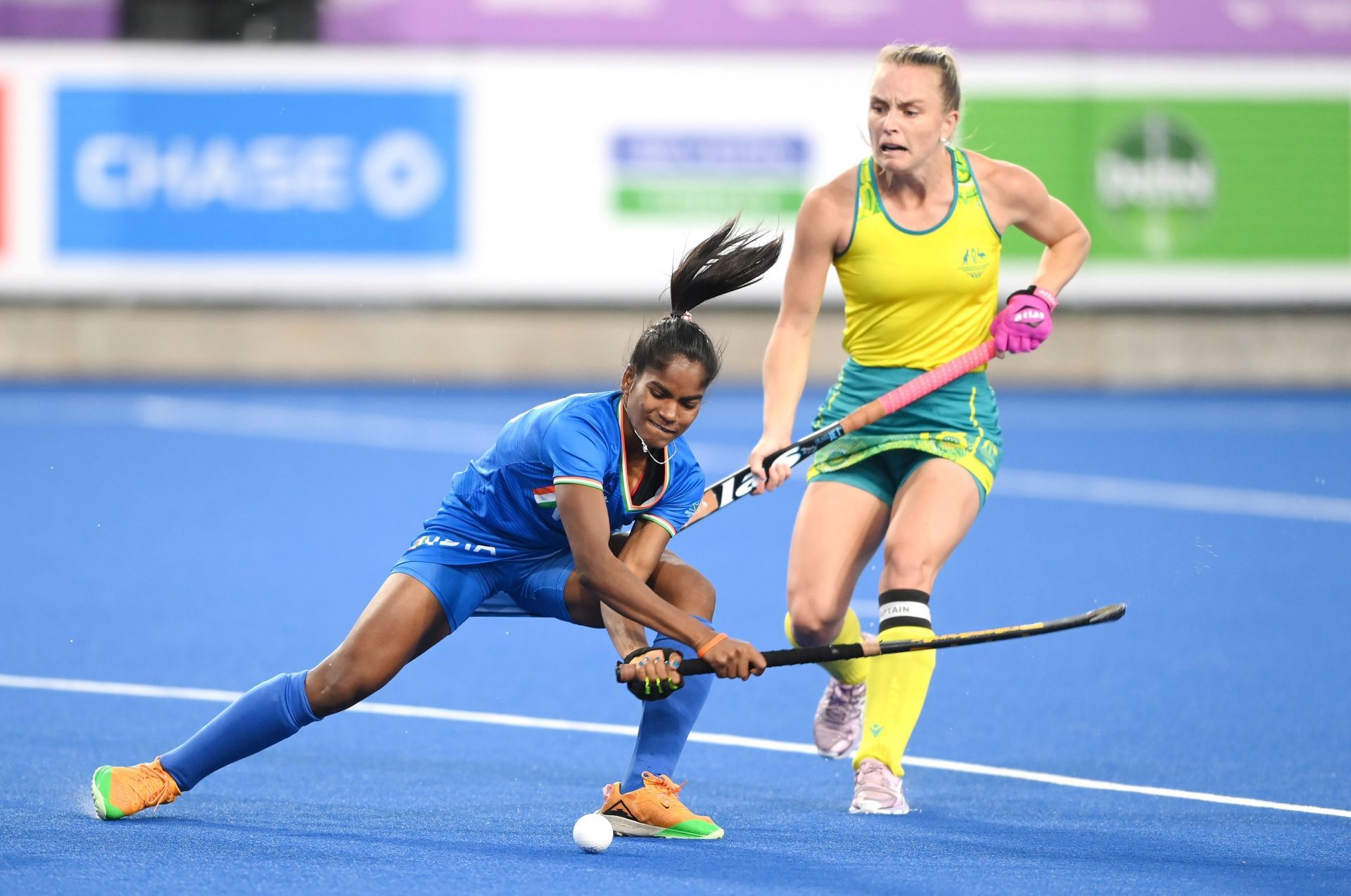 Sangita Kumari (L) was a star for India at the Women&#039;s Asian Champions Trophy 2023.