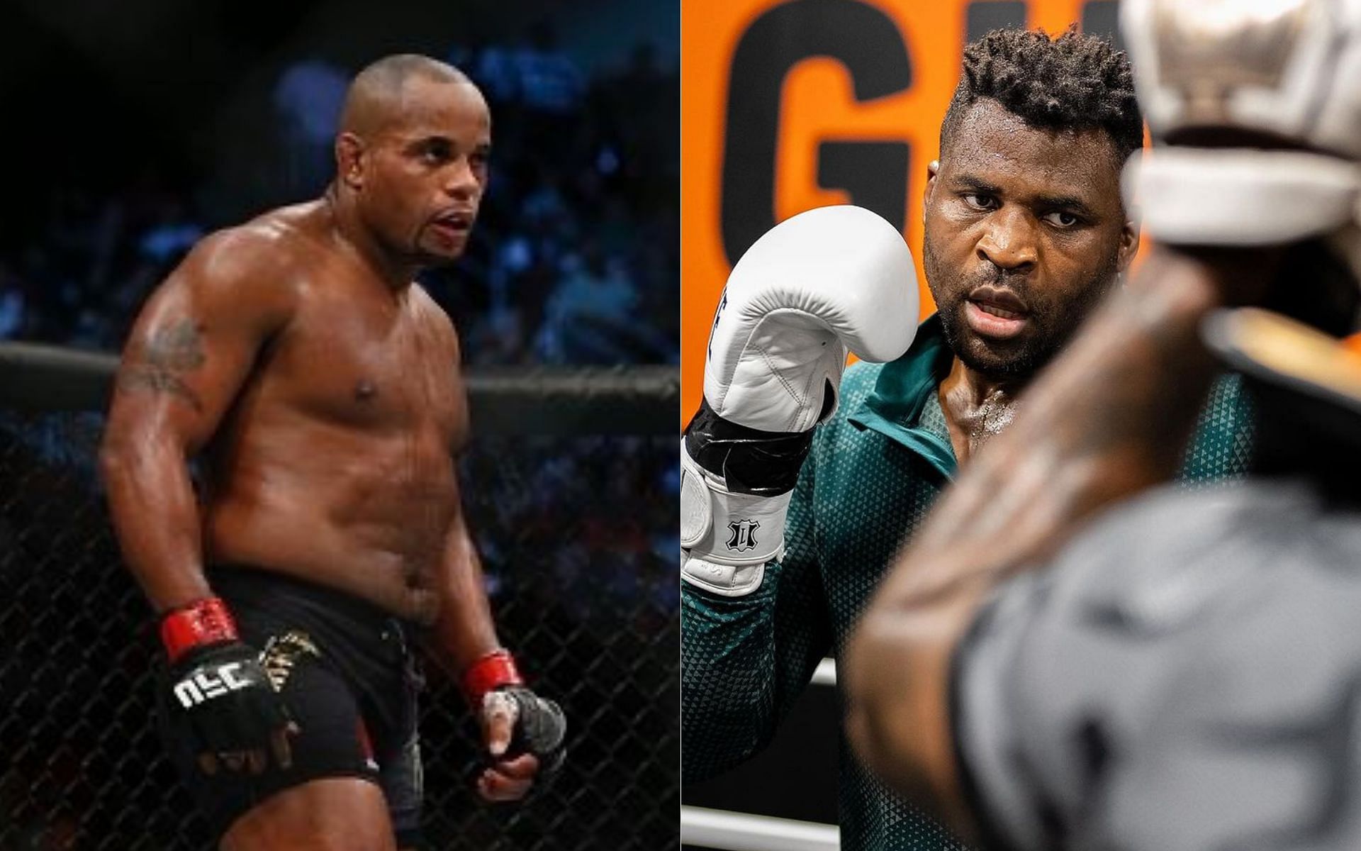 Daniel Cormier (left) and Francis Ngannou (right) [Image credits: @dc_mma and @francisngannou on Instagram]