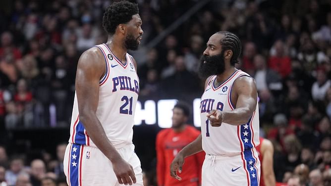 “Gave him the ball every single possession”: Joel Embiid's 6-word response to James Harden after his claims of feeling tied down at 76ers
