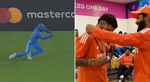 [Watch] Virat Kohli wins best fielder medal for one last time in 2023 World Cup